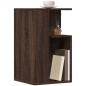 vidaXL Beistelltisch Braun Eichen-Optik 35x35x60 cm Holzwerkstoff vidaXL Beistelltisch Braun Eichen-Optik 35x35x60 cm Holzwerkstoff