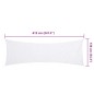 vidaXL Tarnnetz mit Aufbewahrungstasche 613x138 cm Weiß vidaXL Tarnnetz mit Aufbewahrungstasche 613x138 cm Weiß