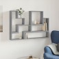 vidaXL Wandregal Grau Sonoma 96x12x64 cm Holzwerkstoff vidaXL Wandregal Grau Sonoma 96x12x64 cm Holzwerkstoff