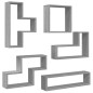 vidaXL Wandregal Grau Sonoma 96x12x64 cm Holzwerkstoff vidaXL Wandregal Grau Sonoma 96x12x64 cm Holzwerkstoff