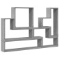 vidaXL Wandregal Grau Sonoma 96x12x64 cm Holzwerkstoff vidaXL Wandregal Grau Sonoma 96x12x64 cm Holzwerkstoff