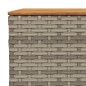 vidaXL 6-tlg. Garten-Sofagarnitur mit Kissen Grau Poly Rattan vidaXL 6-tlg. Garten-Sofagarnitur mit Kissen Grau Poly Rattan
