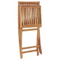 Klappbare Gartenstühle 4 Stk. Massivholz Teak Klappbare Gartenstühle 4 Stk. Massivholz Teak
