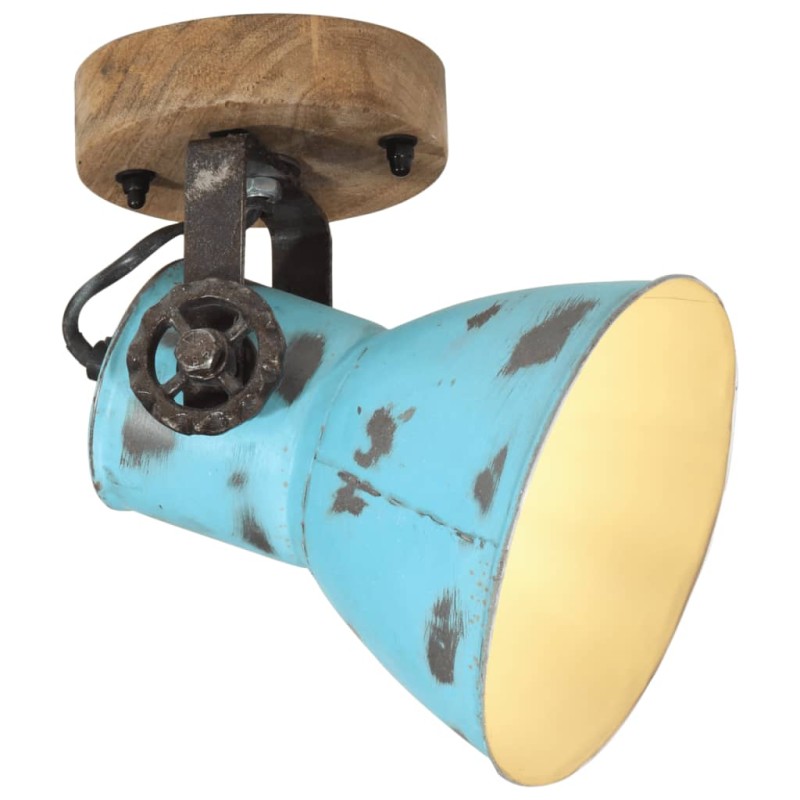 vidaXL Wandleuchte 25 W Blau 11,5x11,5x25 cm E27 vidaXL Wandleuchte 25 W Blau 11,5x11,5x25 cm E27