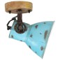 vidaXL Wandleuchte 25 W Blau 11,5x11,5x25 cm E27 vidaXL Wandleuchte 25 W Blau 11,5x11,5x25 cm E27