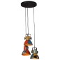 vidaXL Hängelampe 25 W Mehrfarbig 30x30x100 cm E27 vidaXL Hängelampe 25 W Mehrfarbig 30x30x100 cm E27