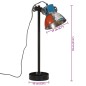vidaXL Schreibtischlampe 25 W Mehrfarbig 15x15x55 cm E27 vidaXL Schreibtischlampe 25 W Mehrfarbig 15x15x55 cm E27