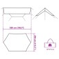 vidaXL Tarp Blau 500x294 cm Wasserdicht vidaXL Tarp Blau 500x294 cm Wasserdicht