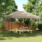 vidaXL Partyzelt Faltbar Pop-Up Taupe 440x292x315 cm vidaXL Partyzelt Faltbar Pop-Up Taupe 440x292x315 cm