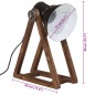 vidaXL Schreibtischlampe 25 W Schwarz 30x17x40 cm E27 vidaXL Schreibtischlampe 25 W Schwarz 30x17x40 cm E27