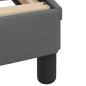 vidaXL Bett mit Matratze Dunkelgrau 120x200 cm Stoff vidaXL Bett mit Matratze Dunkelgrau 120x200 cm Stoff