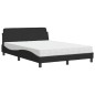vidaXL Bett mit Matratze Schwarz 120x200 cm Samt vidaXL Bett mit Matratze Schwarz 120x200 cm Samt