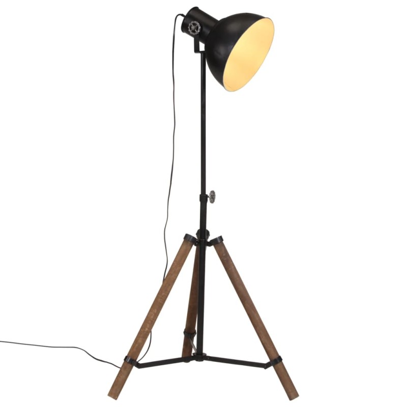 vidaXL Stehleuchte 25 W Schwarz 75x75x90-150 cm E27 vidaXL Stehleuchte 25 W Schwarz 75x75x90-150 cm E27