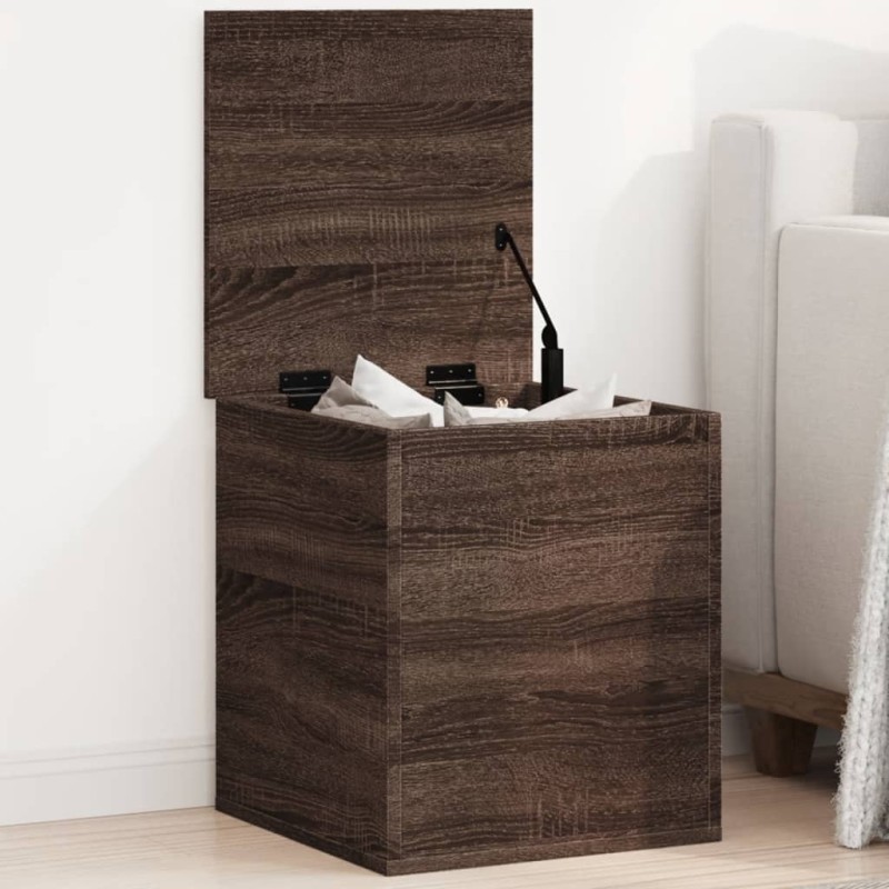 vidaXL Truhe Braun Eiche-Optik 40x42x46 cm Holzwerkstoff vidaXL Truhe Braun Eiche-Optik 40x42x46 cm Holzwerkstoff