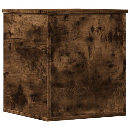 vidaXL Truhe Räuchereiche 40x42x46 cm Holzwerkstoff