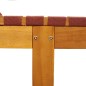 vidaXL Sonnenliegen 2 Stk. mit Tisch Rot Massivholz Akazie vidaXL Sonnenliegen 2 Stk. mit Tisch Rot Massivholz Akazie