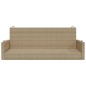 vidaXL Hängebank Beige 119x56x48 cm Poly Rattan vidaXL Hängebank Beige 119x56x48 cm Poly Rattan