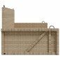 vidaXL Hängebank Beige 119x56x48 cm Poly Rattan vidaXL Hängebank Beige 119x56x48 cm Poly Rattan