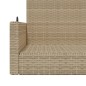 vidaXL Hängebank Beige 119x56x48 cm Poly Rattan vidaXL Hängebank Beige 119x56x48 cm Poly Rattan