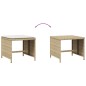 vidaXL Gartenhocker mit Kissen 4 Stk. Beige 40x40x35 cm Poly Rattan vidaXL Gartenhocker mit Kissen 4 Stk. Beige 40x40x35 cm Poly Rattan