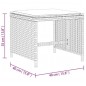 vidaXL Gartenhocker mit Kissen 4 Stk. Beige 40x40x35 cm Poly Rattan vidaXL Gartenhocker mit Kissen 4 Stk. Beige 40x40x35 cm Poly Rattan