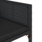 vidaXL 17-tlg. Garten-Essgruppe mit Kissen Schwarz Poly Rattan vidaXL 17-tlg. Garten-Essgruppe mit Kissen Schwarz Poly Rattan