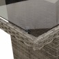 vidaXL 9-tlg. Garten-Essgruppe mit Kissen Grau Poly Rattan vidaXL 9-tlg. Garten-Essgruppe mit Kissen Grau Poly Rattan