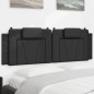 vidaXL Kopfteil-Kissen Schwarz 160 cm Kunstleder vidaXL Kopfteil-Kissen Schwarz 160 cm Kunstleder