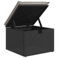 vidaXL 9-tlg. Garten-Sofagarnitur mit Kissen Schwarz Poly Rattan vidaXL 9-tlg. Garten-Sofagarnitur mit Kissen Schwarz Poly Rattan