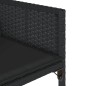 vidaXL 15-tlg. Garten-Essgruppe mit Kissen Schwarz Poly Rattan vidaXL 15-tlg. Garten-Essgruppe mit Kissen Schwarz Poly Rattan