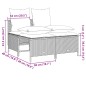 vidaXL 4-tlg. Garten-Sofagarnitur mit Kissen Braun Poly Rattan vidaXL 4-tlg. Garten-Sofagarnitur mit Kissen Braun Poly Rattan