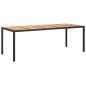 vidaXL 11-tlg. Garten-Essgruppe mit Kissen Schwarz Poly Rattan Akazie vidaXL 11-tlg. Garten-Essgruppe mit Kissen Schwarz Poly Rattan Akazie