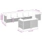 vidaXL 8-tlg. Garten-Sofagarnitur mit Kissen Grau Poly Rattan vidaXL 8-tlg. Garten-Sofagarnitur mit Kissen Grau Poly Rattan