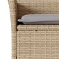 vidaXL 9-tlg. Garten-Essgruppe mit Kissen Beige Poly Rattan Glas vidaXL 9-tlg. Garten-Essgruppe mit Kissen Beige Poly Rattan Glas