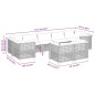 vidaXL 9-tlg. Garten-Sofagarnitur mit Kissen Schwarz Poly Rattan vidaXL 9-tlg. Garten-Sofagarnitur mit Kissen Schwarz Poly Rattan