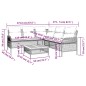 vidaXL 2-tlg. Garten-Sofagarnitur mit Auflagen Poly Rattan Grau vidaXL 2-tlg. Garten-Sofagarnitur mit Auflagen Poly Rattan Grau