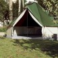 vidaXL Tipi-Familienzelt 10 Personen Grün Wasserdicht