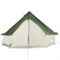 vidaXL Tipi-Familienzelt 10 Personen Grün Wasserdicht