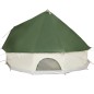 vidaXL Tipi-Familienzelt 10 Personen Grün Wasserdicht