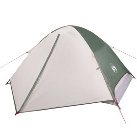 vidaXL Kuppel-Campingzelt 4 Personen Grün Wasserdicht