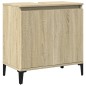 vidaXL Waschbeckenunterschrank Sonoma-Eiche 58x33x60 cm Holzwerkstoff vidaXL Waschbeckenunterschrank Sonoma-Eiche 58x33x60 cm Holzwerkstoff