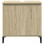 vidaXL Waschbeckenunterschrank Sonoma-Eiche 58x33x60 cm Holzwerkstoff vidaXL Waschbeckenunterschrank Sonoma-Eiche 58x33x60 cm Holzwerkstoff