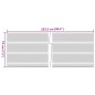 vidaXL Sichtschutzstreifen 10 Stk. Schwarz 252,5x19 cm PVC vidaXL Sichtschutzstreifen 10 Stk. Schwarz 252,5x19 cm PVC