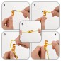 vidaXL Zeltleinen mit Seilspannern 8 Stk. Reflektierend 4 m 4 mm vidaXL Zeltleinen mit Seilspannern 8 Stk. Reflektierend 4 m 4 mm