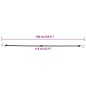 vidaXL Gummiseile Reflektierend mit Haken 25 Stk. 100 cm vidaXL Gummiseile Reflektierend mit Haken 25 Stk. 100 cm