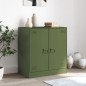 vidaXL Sideboard Olivgrün 67x39x73 cm Stahl vidaXL Sideboard Olivgrün 67x39x73 cm Stahl