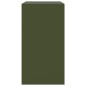 vidaXL Sideboard Olivgrün 67x39x73 cm Stahl vidaXL Sideboard Olivgrün 67x39x73 cm Stahl