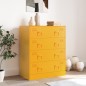 vidaXL Sideboard Senfgelb 67x39x83 cm Stahl vidaXL Sideboard Senfgelb 67x39x83 cm Stahl
