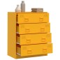 vidaXL Sideboard Senfgelb 67x39x83 cm Stahl vidaXL Sideboard Senfgelb 67x39x83 cm Stahl