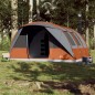 vidaXL Tunnel-Familienzelt 7 Personen Grau und Orange Wasserdicht vidaXL Tunnel-Familienzelt 7 Personen Grau und Orange Wasserdicht
